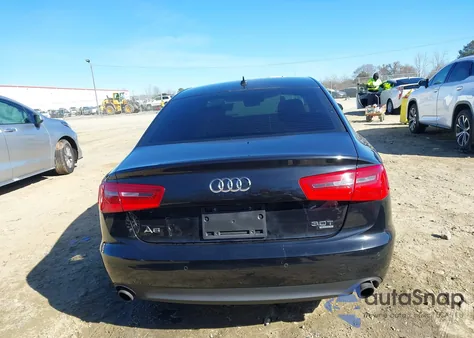 2013 Audi A6 3.0T Premium from USA, damaged, VIN WAUGGAFC9DN069535